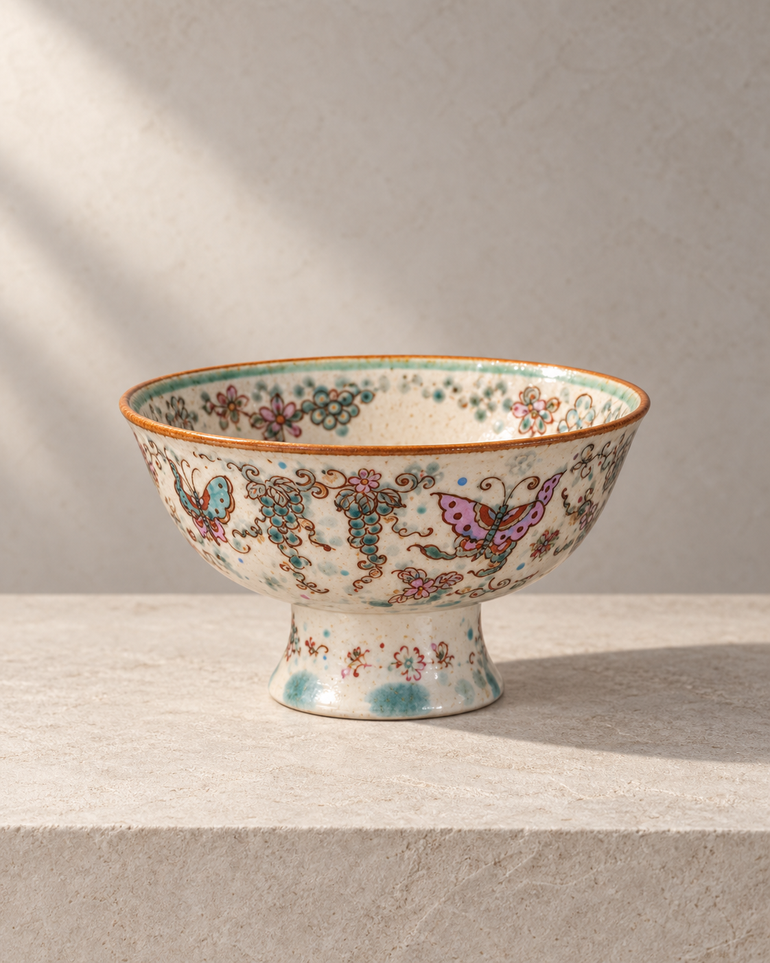 The Butterfly Garden Stem Bowl