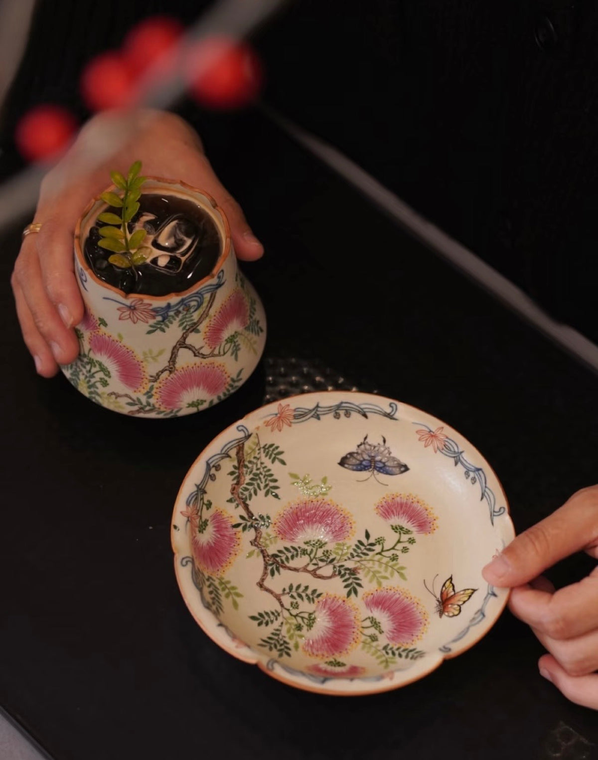 The Albizia Butterfly Plate