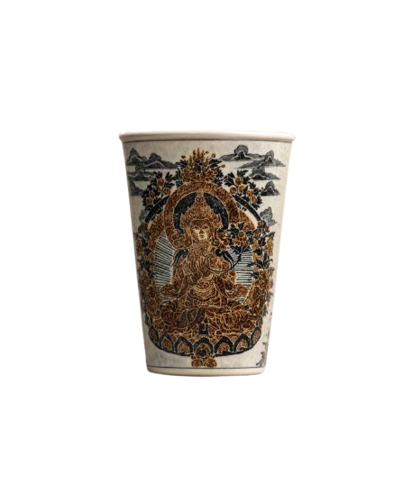 Jingdezhen porcelain cup from the Auspicious Motifs collection