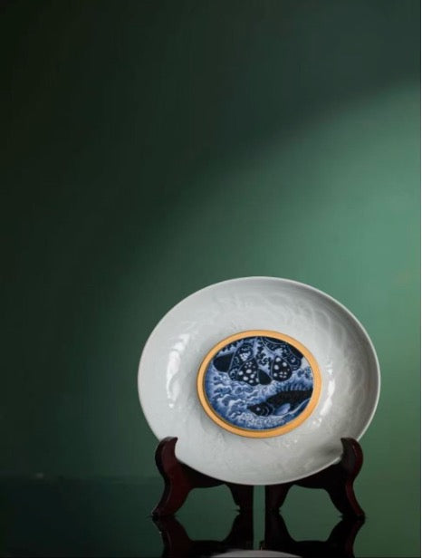 The Celestial Mandarin Fish Jewellery Dish