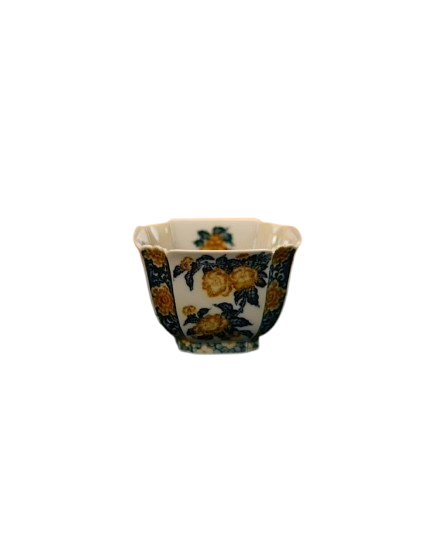 Six-sided Six-Petal Blossom porcelain cup