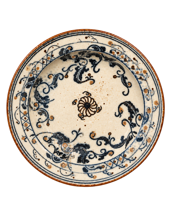 The Gilded Scroll Plate