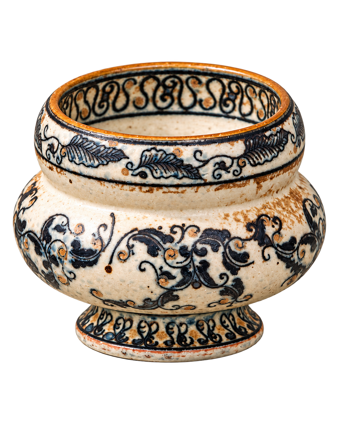 The Gilded Scroll Ring Cup