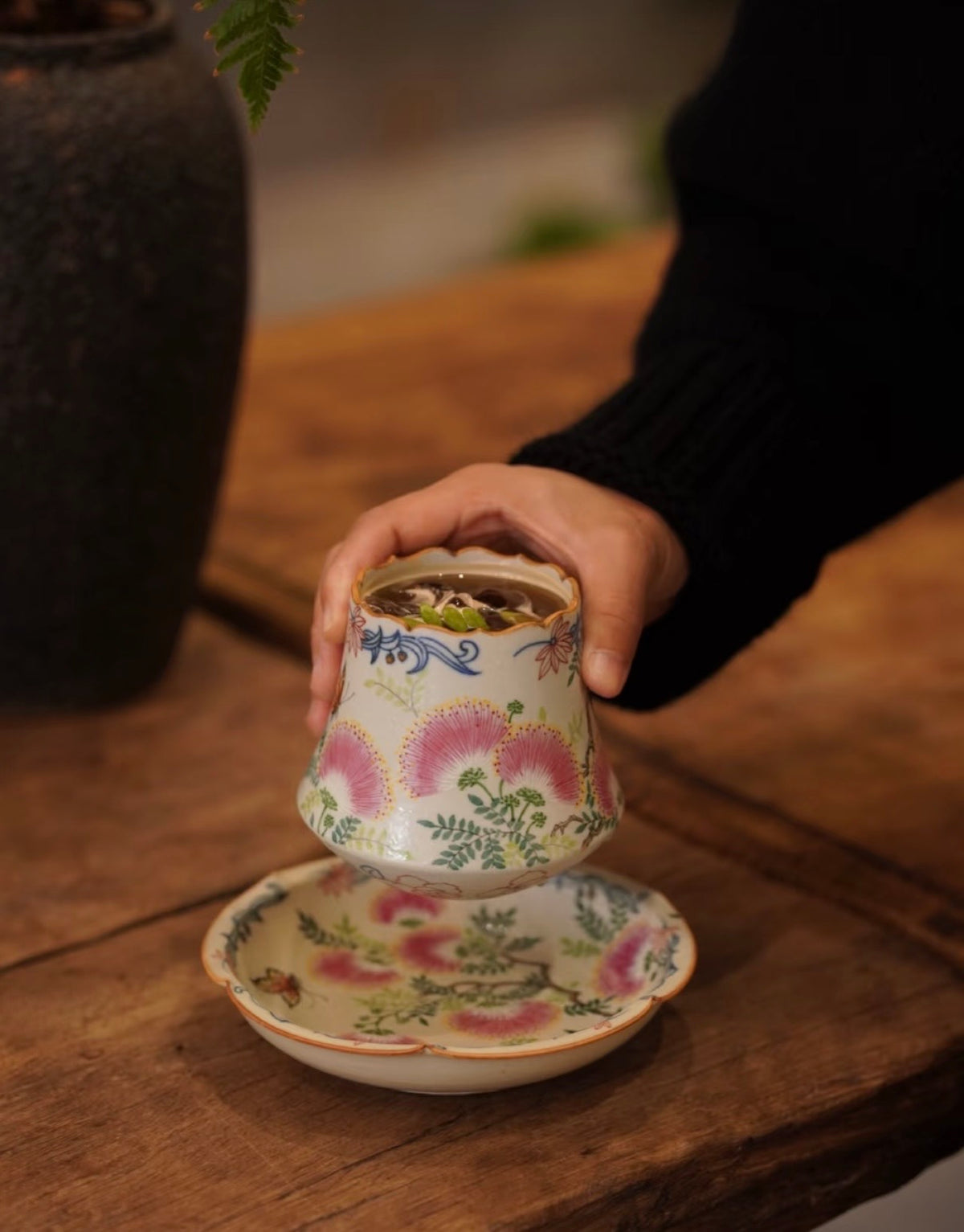 The Albizia Volcanic Cup