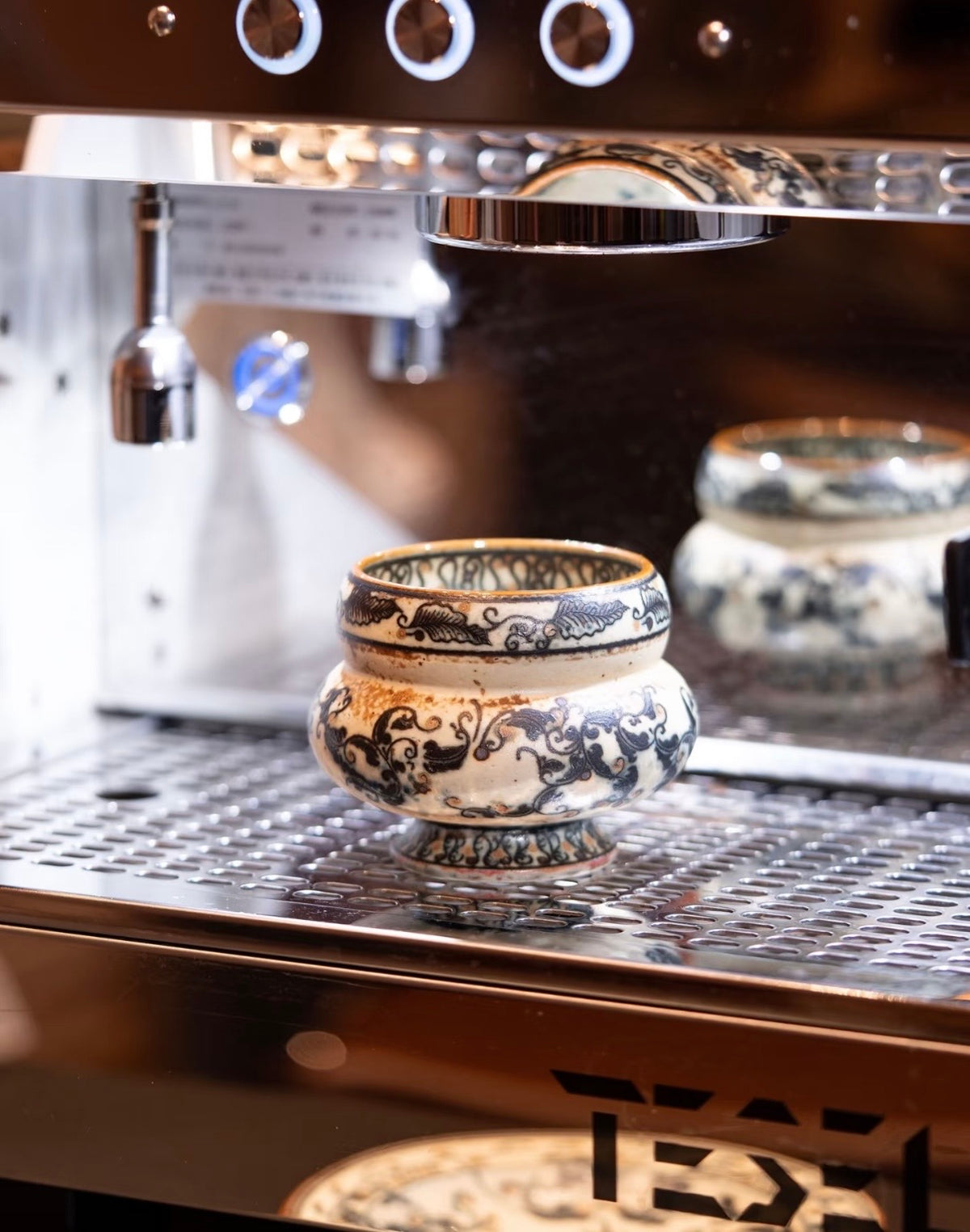 The Gilded Scroll Ring Cup