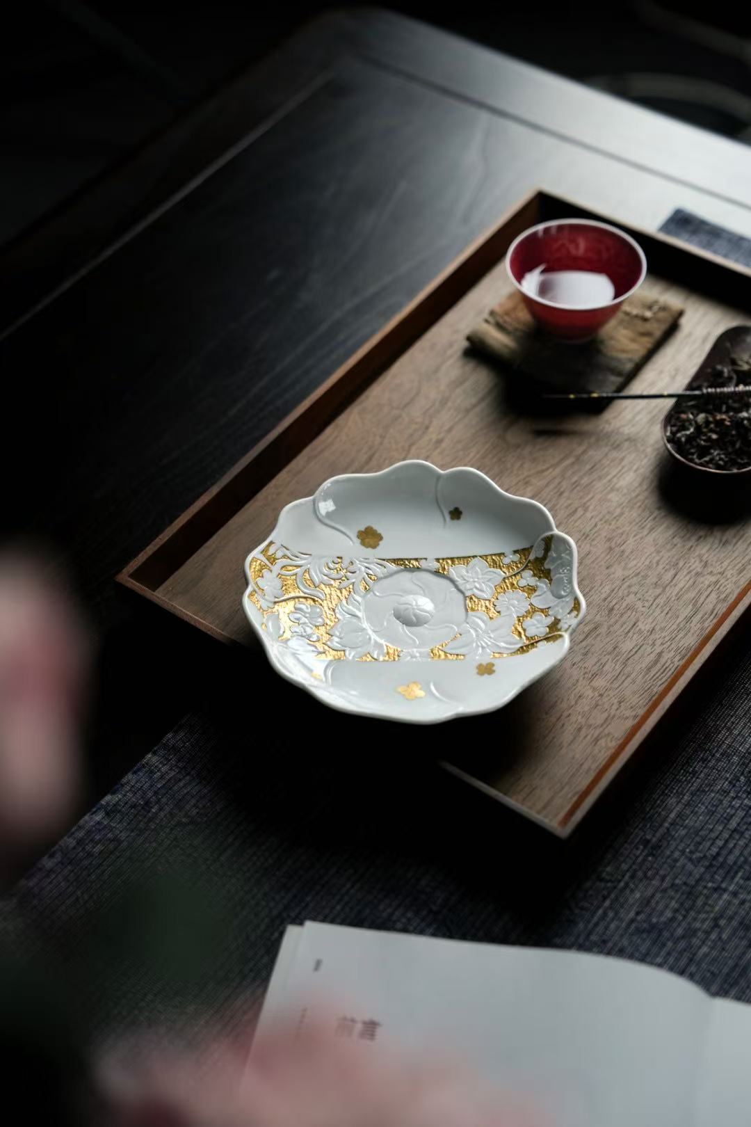 The Golden Peony Jewellery Dish