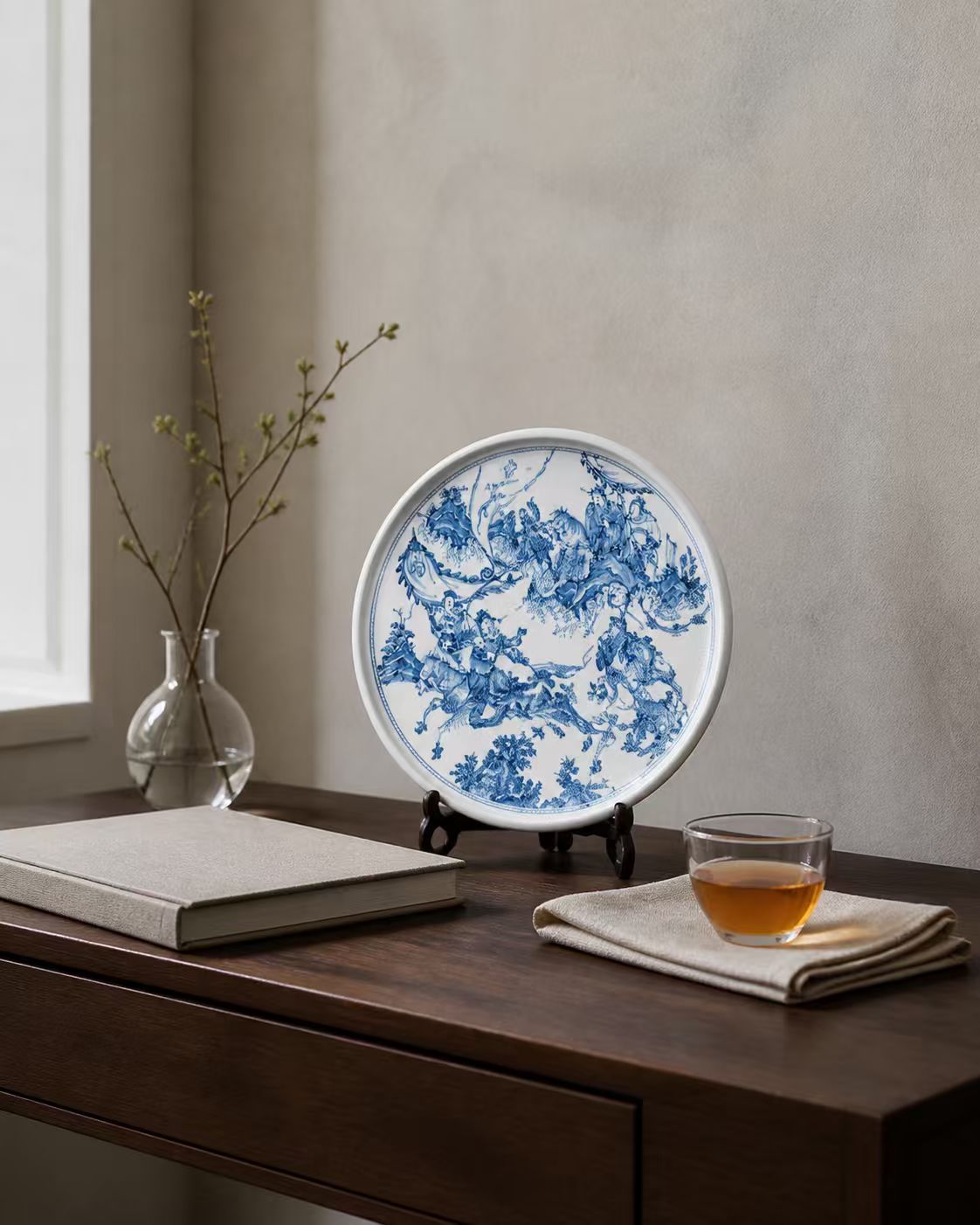 The Three Kingdoms Narrative Plate